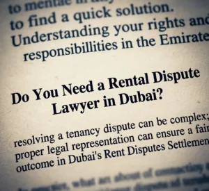 Rental Dispute Lawyer in Dubai