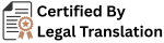 Certified by Legal Translation icon